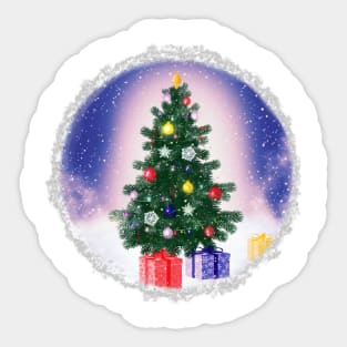 Christmas Tree Sticker